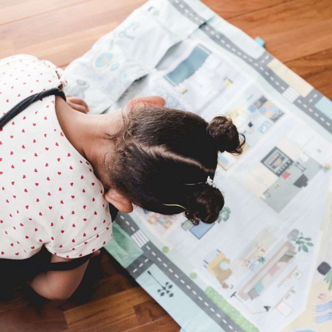 Tapis de jeu nomade "Bienvenue à la maison"