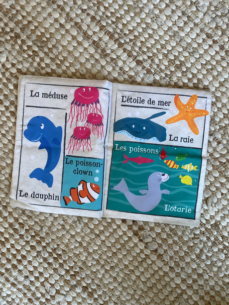 Livre "Mon journal en tissus sous la mer"