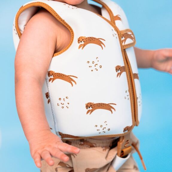 Gilet de natation léopard