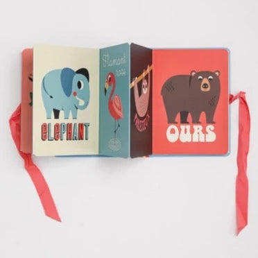 Livre bébé cartonné accordéon ANIMAUX - Marcel et Joaquim