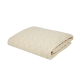 Couverture Wabi-Sabi matelassée en coton lavé ginger