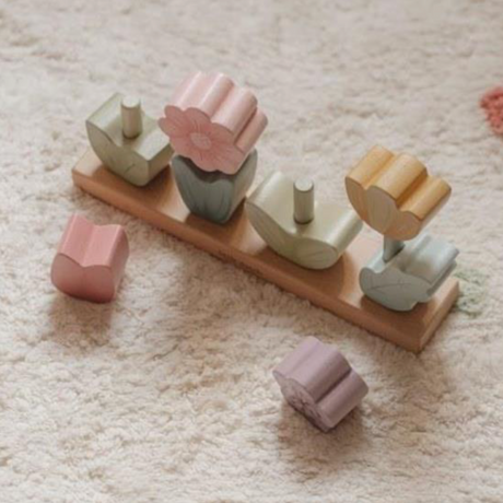 Fleurs à empiler en bois FSC - Fairy Garden