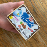 Yaourt au chocolat en bois pour dinette