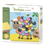 Tableau autocollants feutrine à la ferme