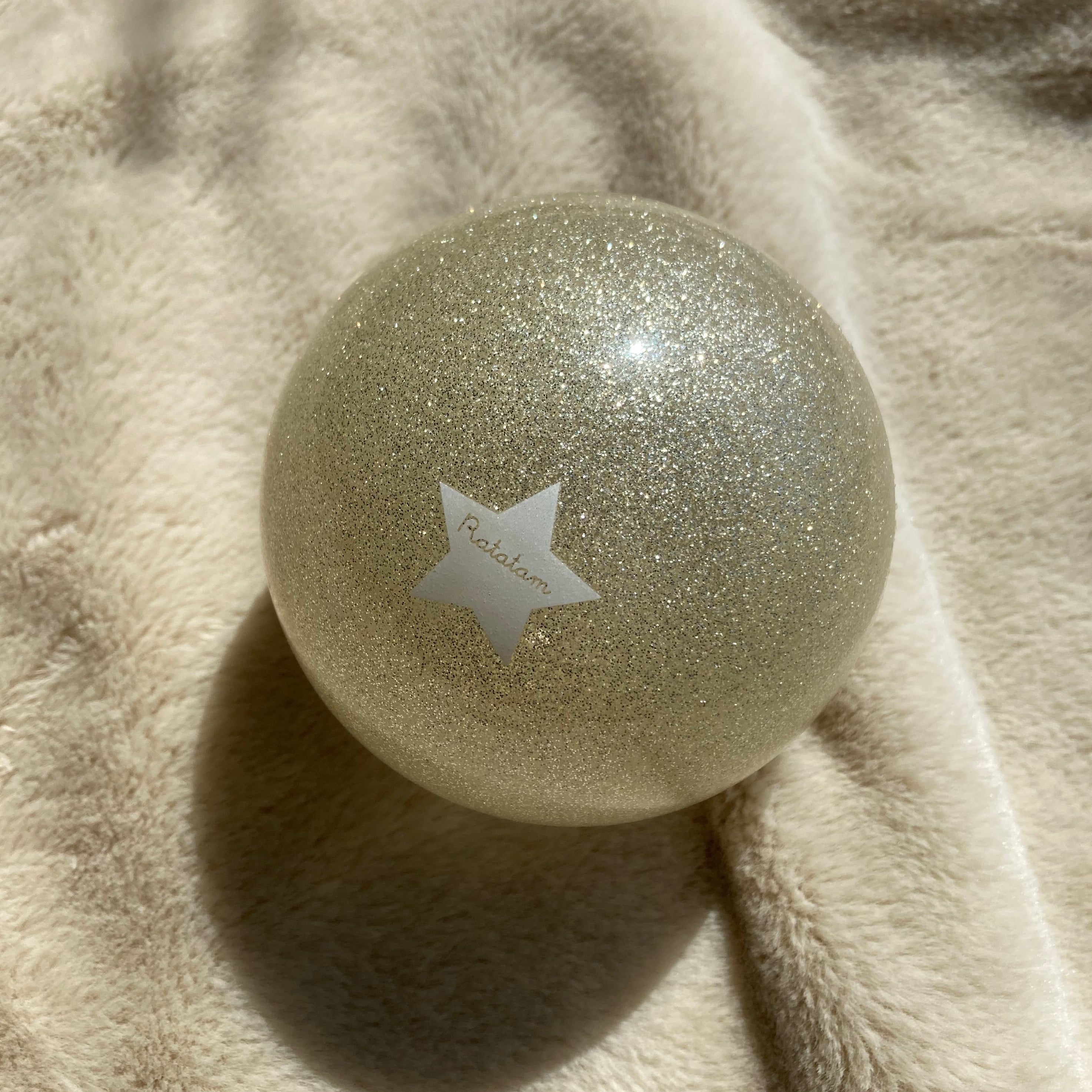Ballon doré bulle paillettes cuivre 20 cm – Chouquette et Compagnie
