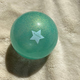 Petit ballon pailleté mouton bleu 10 cm- Ratatam