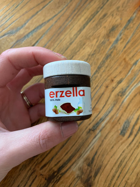 Mini pâte à tartiner pour dinette en bois