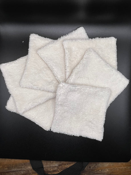 Lot de lingettes lavables belle rose