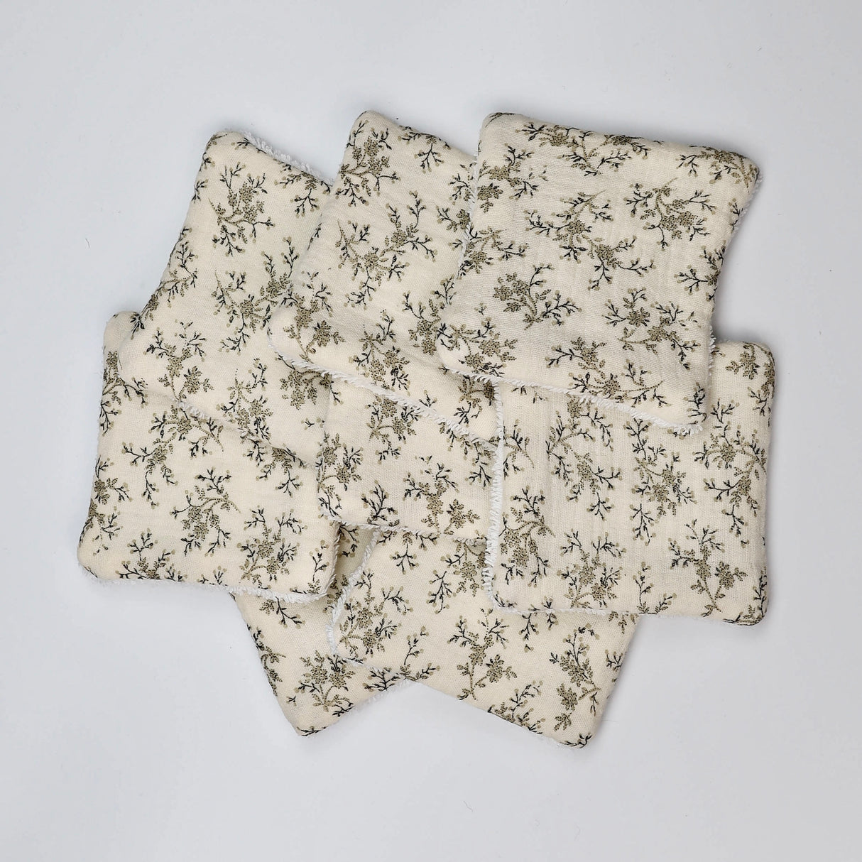 Lingettes lavables gypsophile