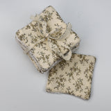 Lingettes lavables gypsophile