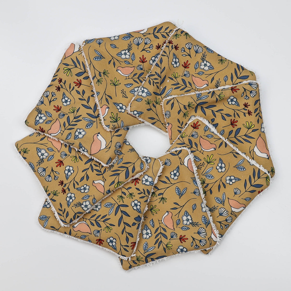 Lingettes lavables oisillon camel