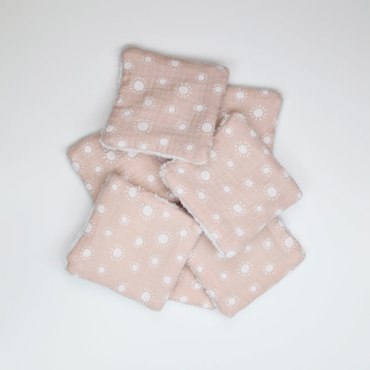 Lingettes rose soleil blanc