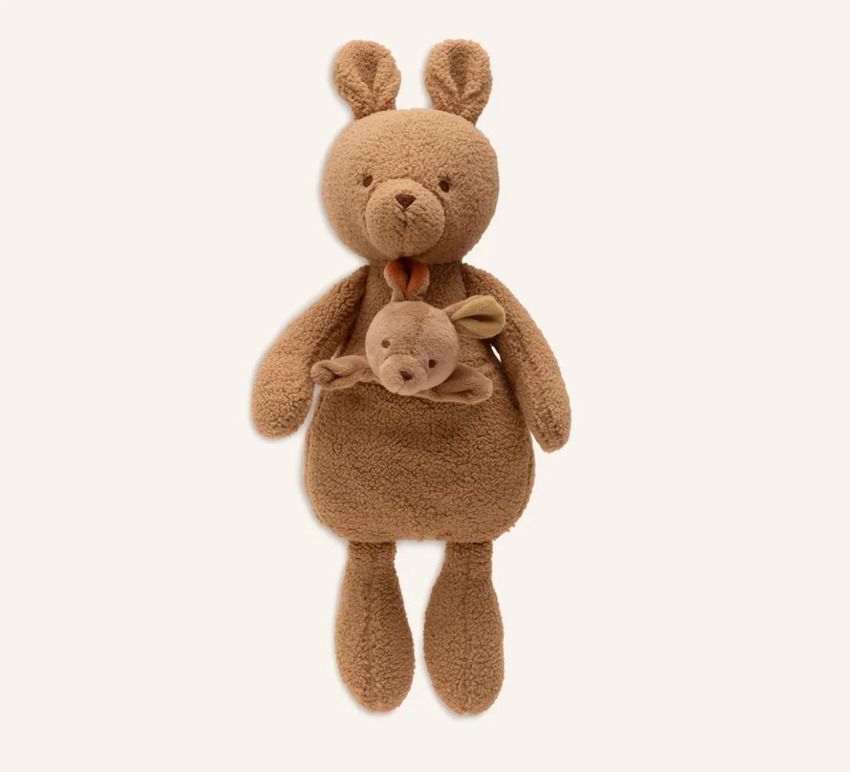 Peluche kangourou maman et bébé