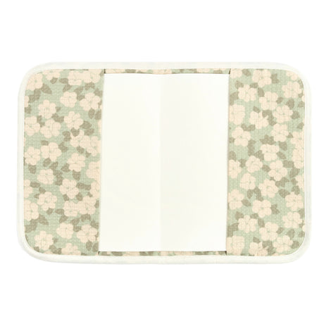 Protège carnet de santé nid d'abeille Poema - Green Sakura