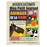 Livre "Mon journal en tissus animaux de la ferme"