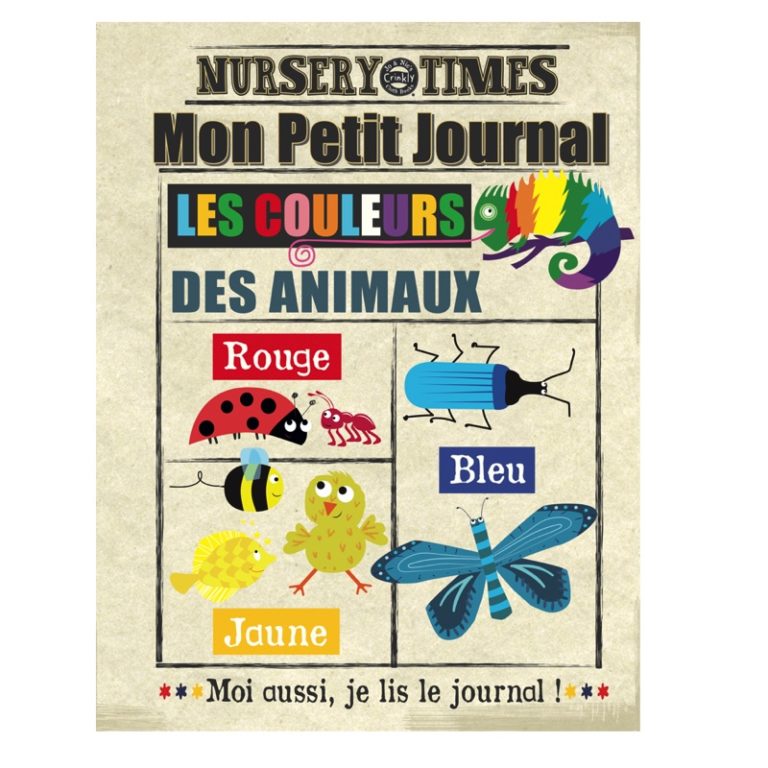 Livre "Mon journal en tissus les couleurs des animaux ?"