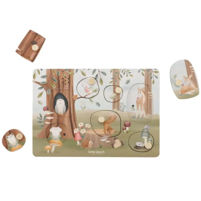 Puzzle sonore en Bois Forest Friends
