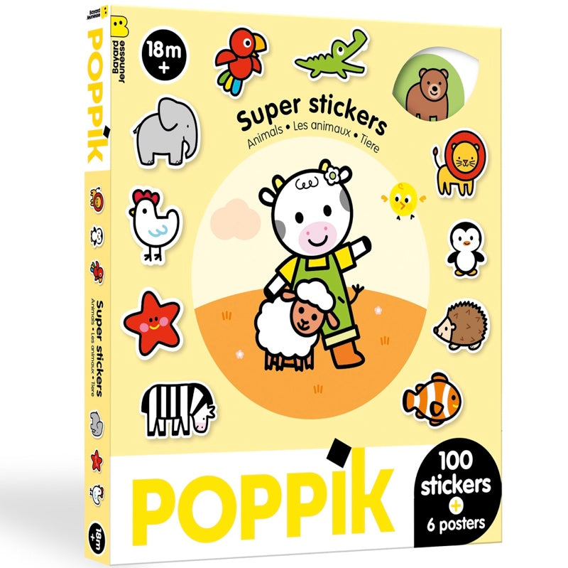 Stickers gommettes bébé - Animaux