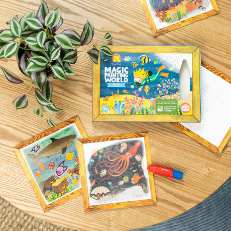 Cadre peinture magique à l'eau Océan