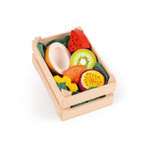 Petit assortiment fruits exotiques en bois pour dinette