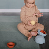 Lot de 3 sphères sensorielles bleu/rouge/jaune