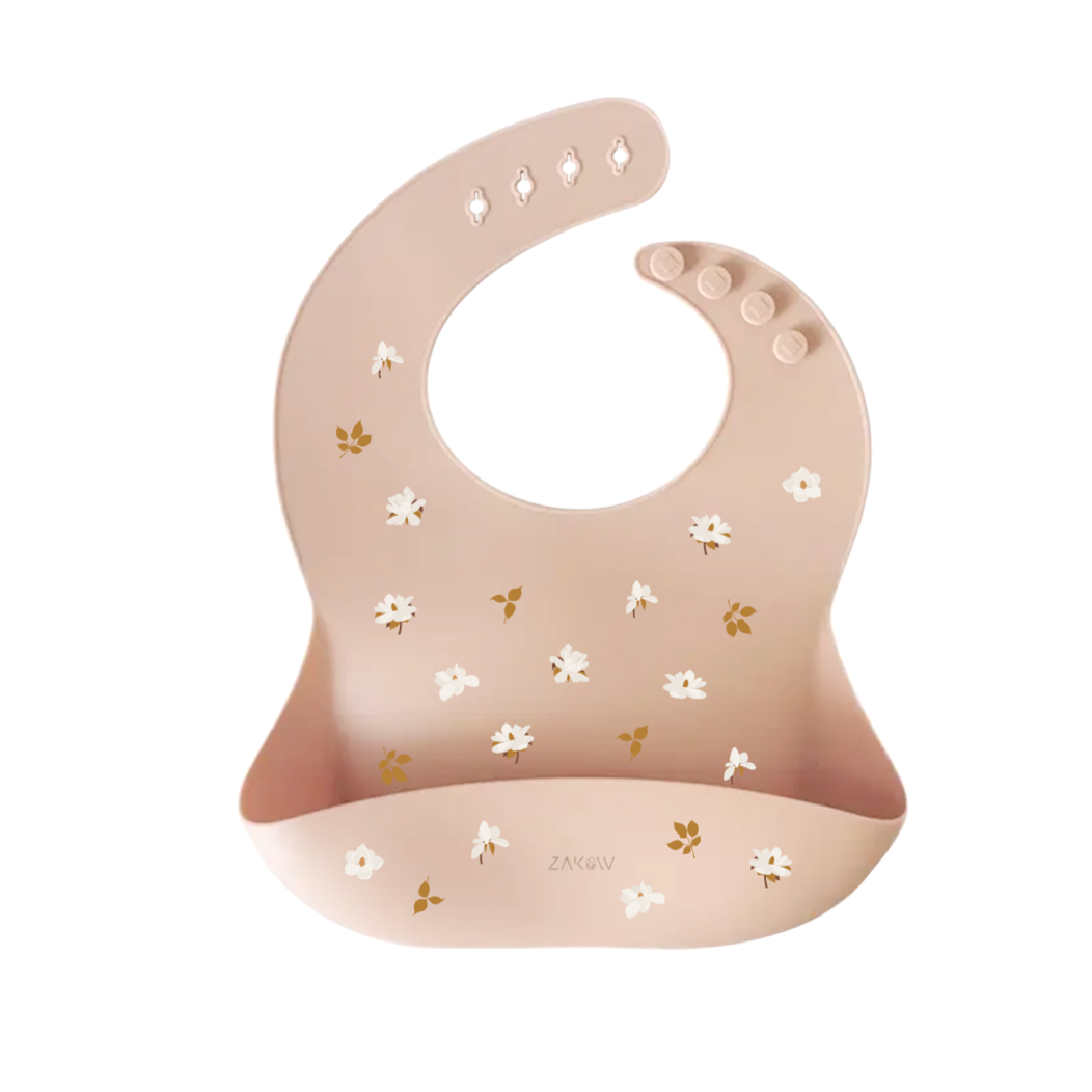 Bavoir silicone magnolia
