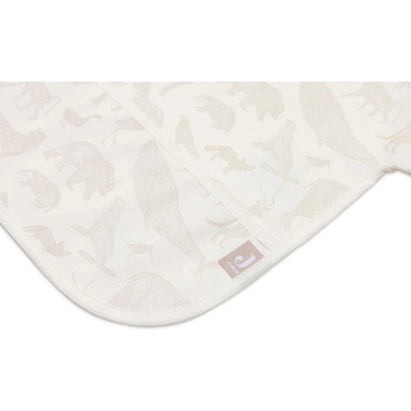 Bavoir à Manches Imperméables - Animaux nougat