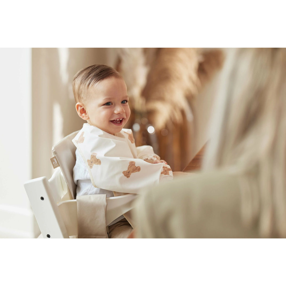 Bavoir à Manches Imperméables - Teddy Bear