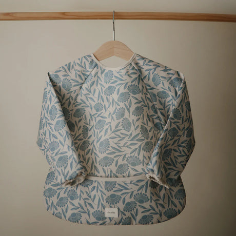 Bavoir tablier blue flowers