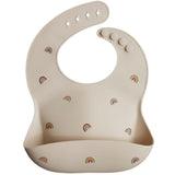 Bavoir silicone arc en ciel