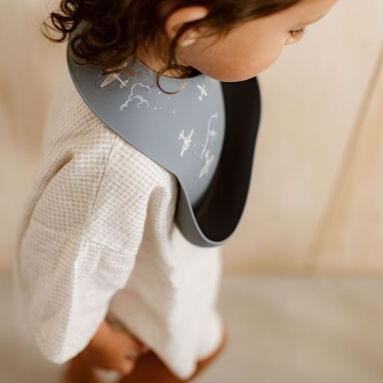 Bavoir silicone aviateur