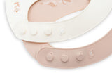 Lot de 2 bavoirs Silicone - Lovely Birds