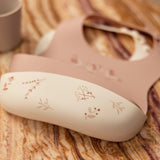 Lot de 2 bavoirs Silicone - Lovely Birds