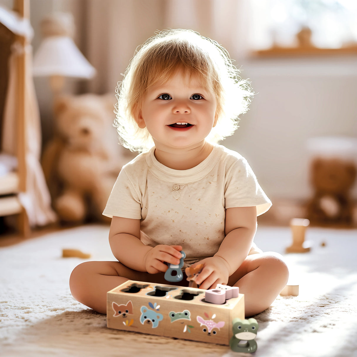 Boite à formes animaux