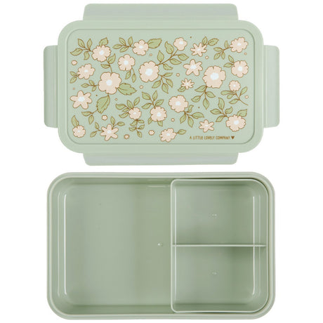 Lunchbox fleurs vert