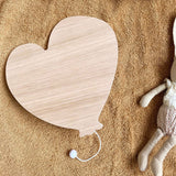Boite à musique coeur en bois
