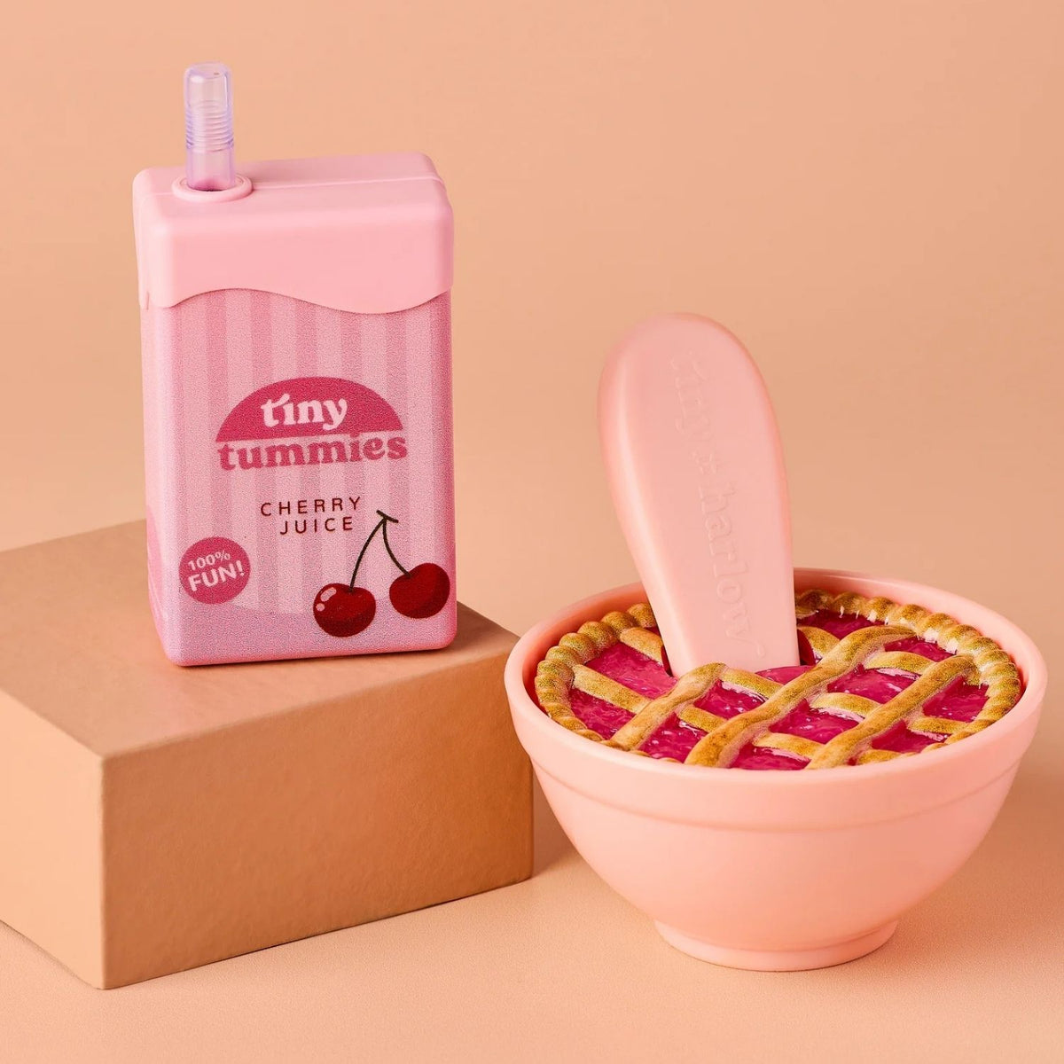 Box tarte aux cerises et jus de cerises