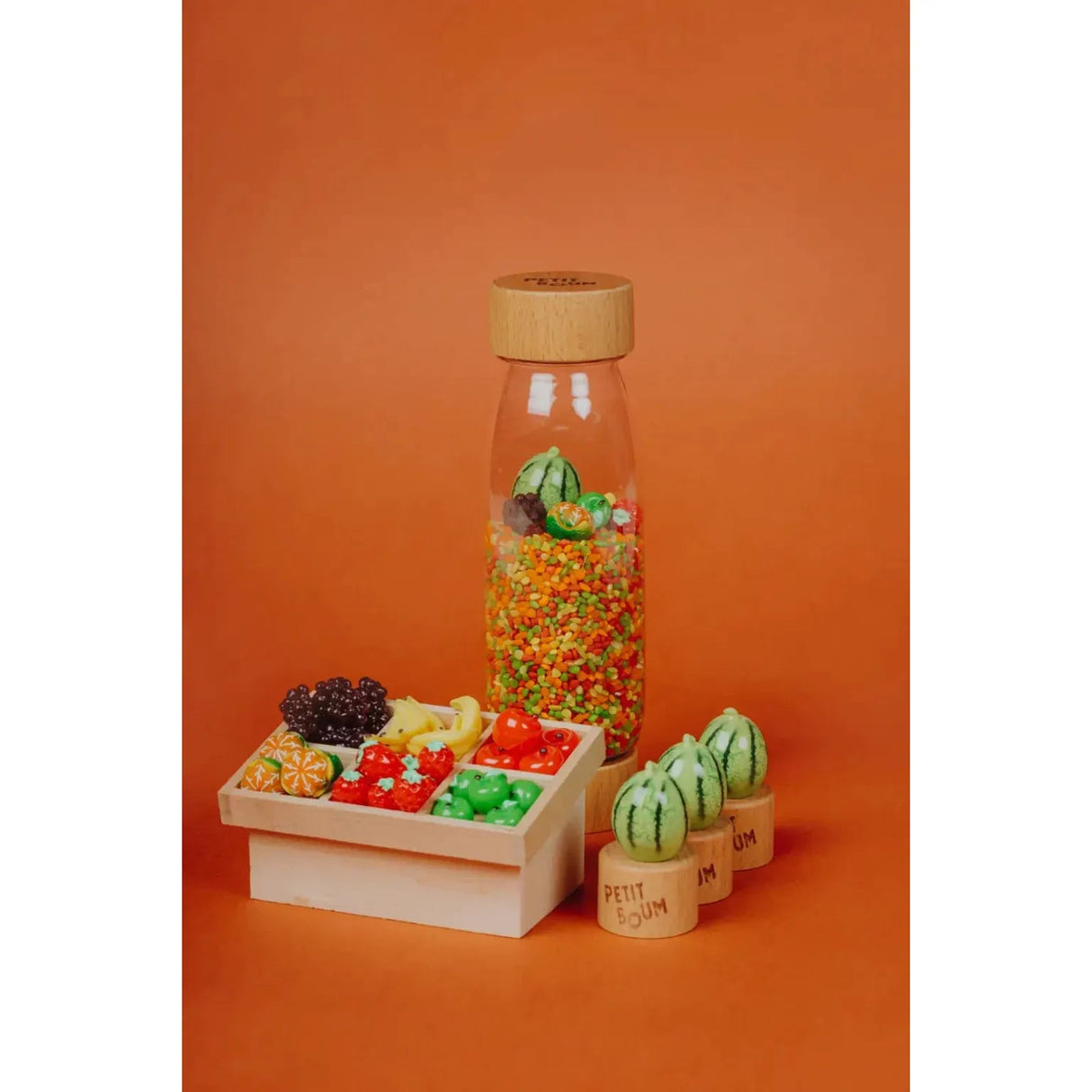 Bouteille sensorielle fruits - Petit boum