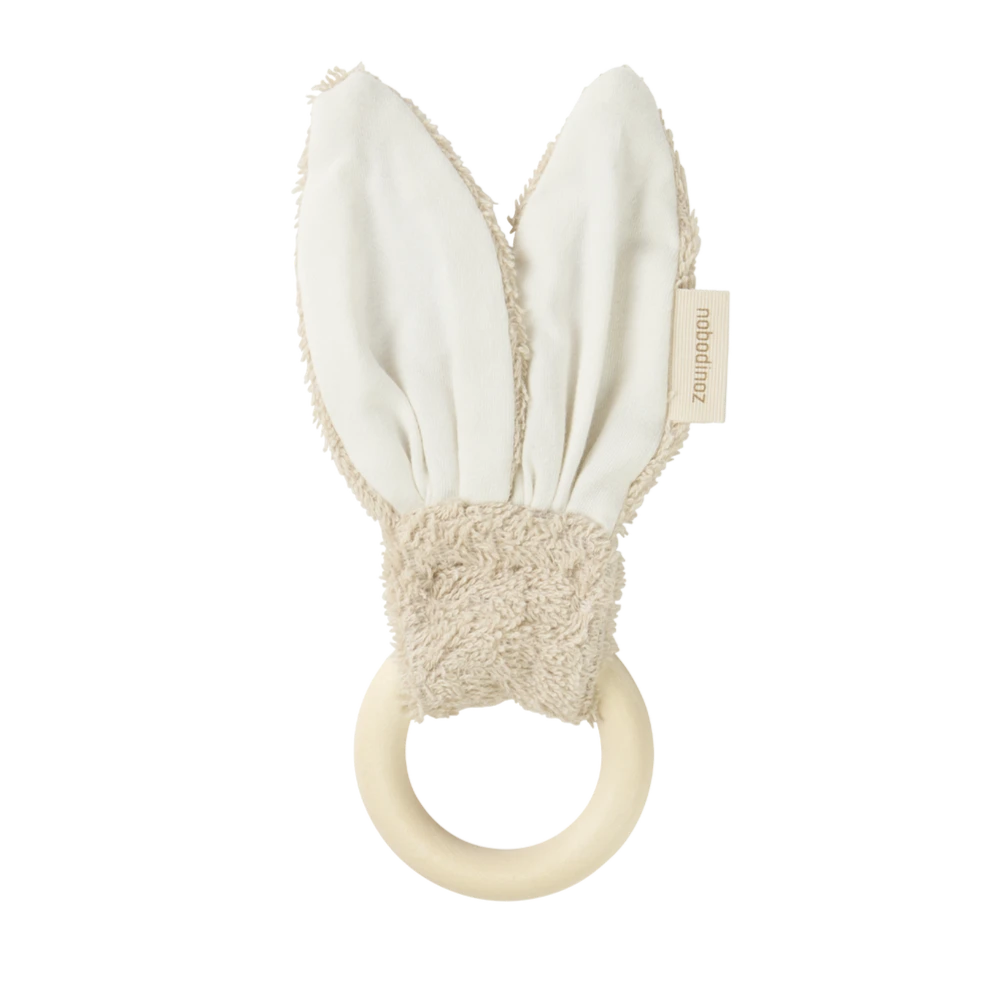 Anneau de dentition Bunny Nobodinoz Almond