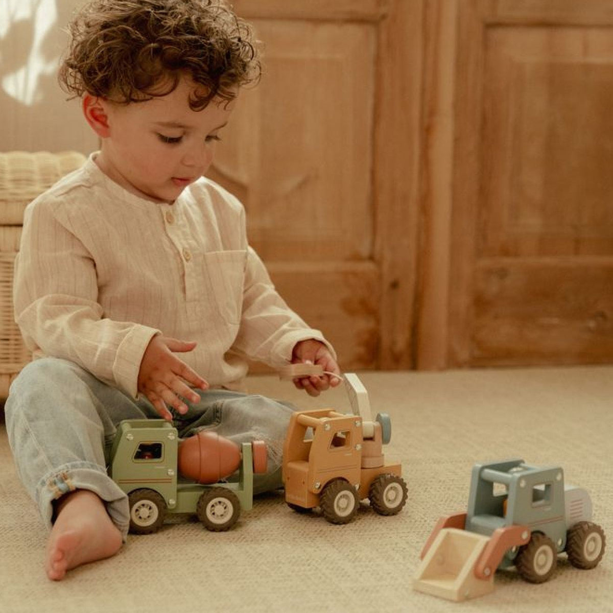 Camion toupie en bois FSC