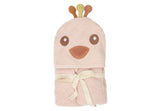 Cape de bain bébé poussin rose - Peacok Pavie
