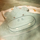 Cape de bain bébé Hippo Happy