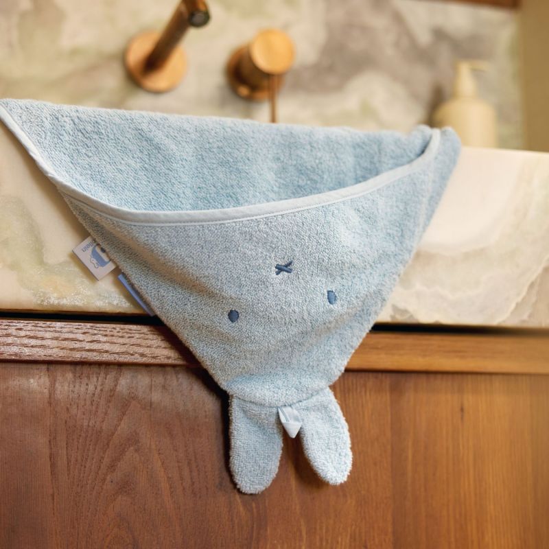 Cape de bain bébé Miffy - Cloudy Blue