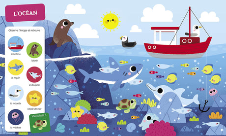 Livre Cherche et trouve des tout-petits - Tous à l'eau
