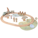 Circuit de train en bois Safari Friends