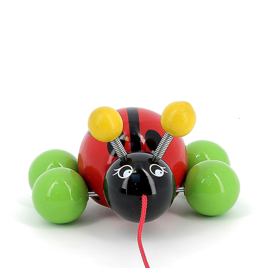 Jouet à tirer coccinelle - made in France