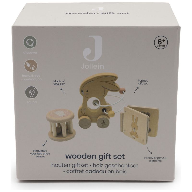 Coffret cadeau jouets en bois Bunny Luz