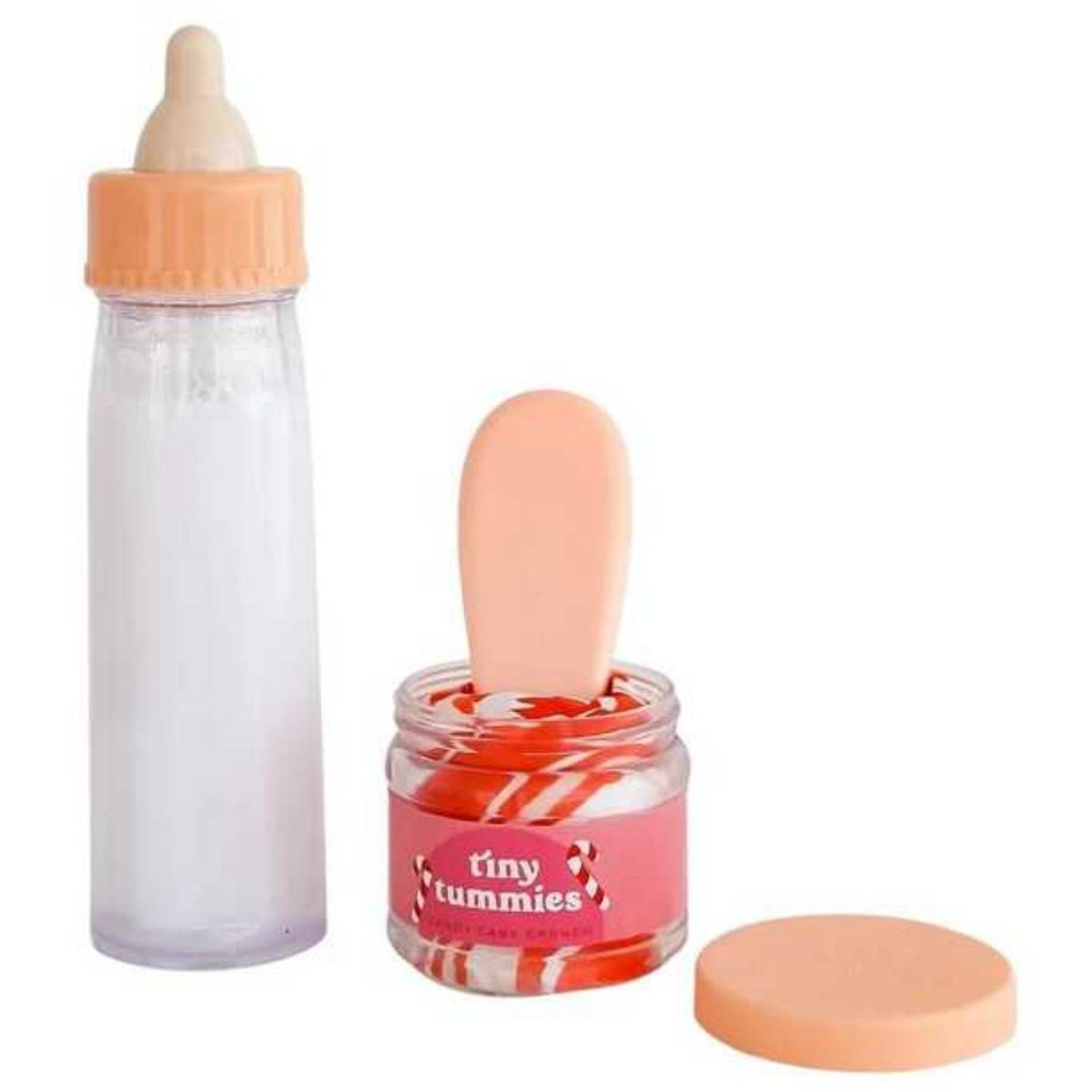 Biberon & petit pot sucre d'orge pour poupée