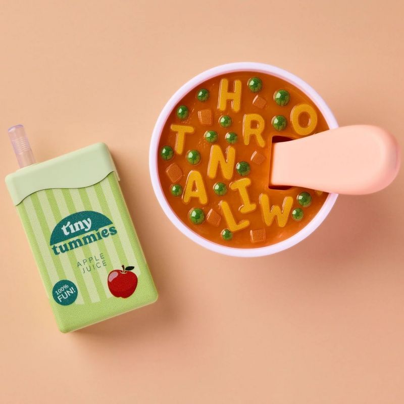 Box soupe alphabet et jus de pomme