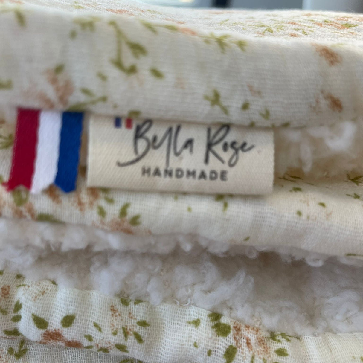 Couverture bébé fleurette